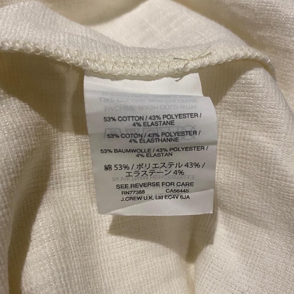 Madewell Beige Knot-Back Tee Size XS - Picture 7 of 7